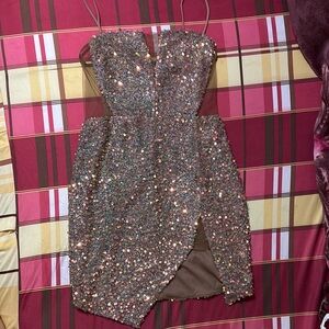 Fashion Nova Sequin Mini Dress